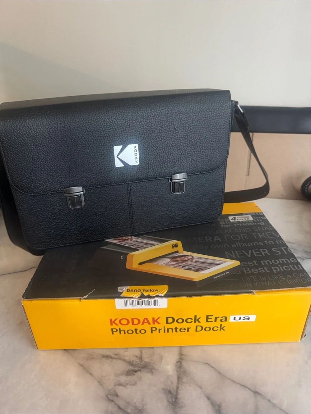 Kodak Dock Era 4x6 Photo Printer Bundle + Case, Paper & Accessories